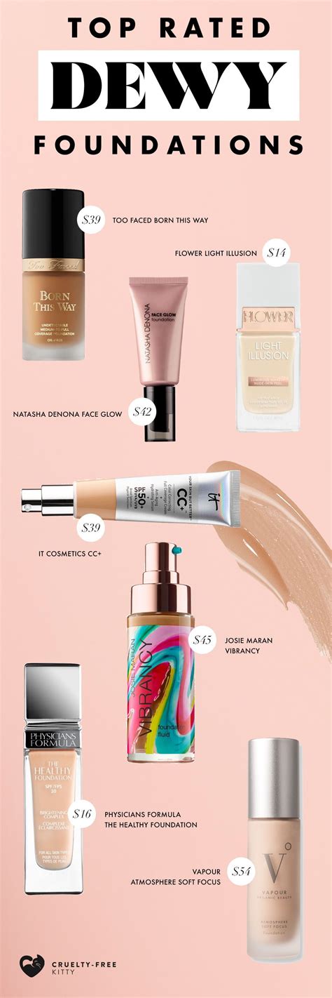 These Are The Best Dewy Foundations For Glowing Skin | Cruelty-Free ...