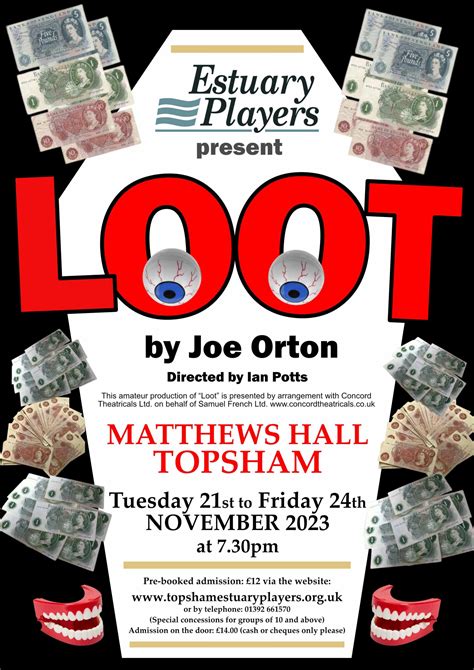 Estuary Players present Loot - Love Topsham