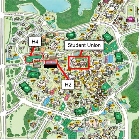 Ucf Campus Map