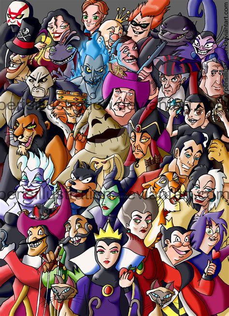 Disney Villians by PerisIllustration on DeviantArt