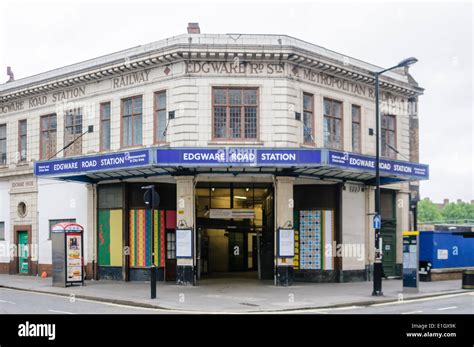 Edgware Road tube station, Westminster, London Stock Photo - Alamy