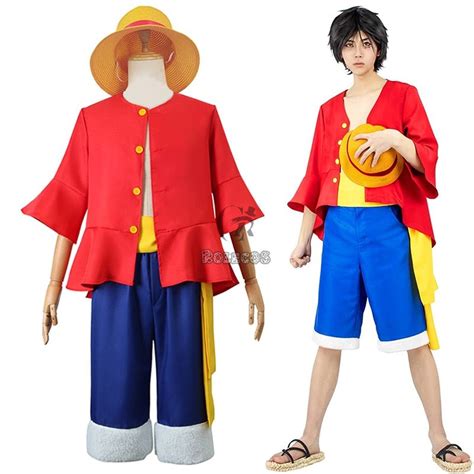 Anime One Piece Luffy Cosplay Costume