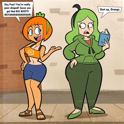 Annoying Orange Girls by Lolwutburger on DeviantArt