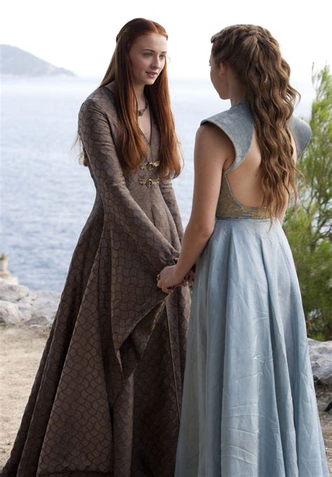 Sansa Stark and Margaery Tyrell, game of thrones, season 3. Dessin Game ...