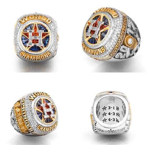 Houston Astros MLB Championship Ring 2017 Diamond Watch, Diamond Rings ...