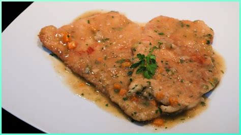 Turkey Scaloppine with White wine sauce | Scaloppine al vino bianco | Original Italian recipe ...