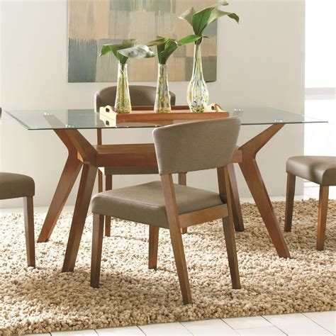 Paxton Rectangular Glass Dining Table from Coaster (122171-CB60RT) | Coleman Furniture