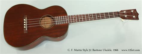 1966 C. F. Martin Style 51 Baritone Ukulele | www.12fret.com