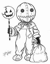 Day 02 Of Monster Month 2014  Sam Creepy Drawings Dark Art sketch template