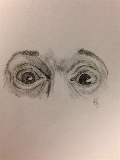 Scared Eyes Drawing at GetDrawings | Free download