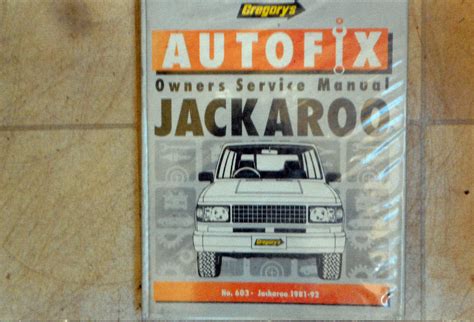 HOLDEN JACKAROO WORKSHOP MANUAL - JPM5077052 - JUST PARTS