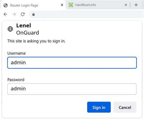 Lenel OnGuard Default Login, How To - HardReset.info