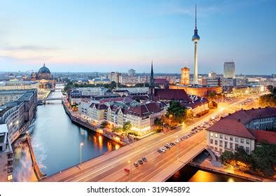 Berlin Skyline Stock Photo (Edit Now) 319945892