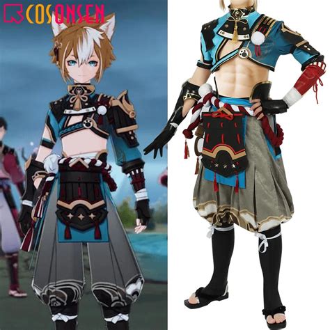 Gorou Costume Suits , Gorou Cosplay Suit , Costume Suit Gorou Game ...