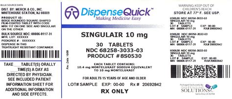 SINGULAIR®(MONTELUKAST SODIUM) TABLETS, CHEWABLE TABLETS, AND ORAL GRANULES