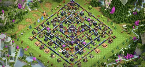 Diseño Anti Todo Ayuntamiento nivel 15 Copiar - COC TH15 Aldea Perfecta ...