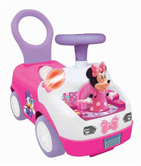 Kiddieland Minnie Mouse Dancing Activity Interactive Ride-On Car with Sounds - Walmart.com ...