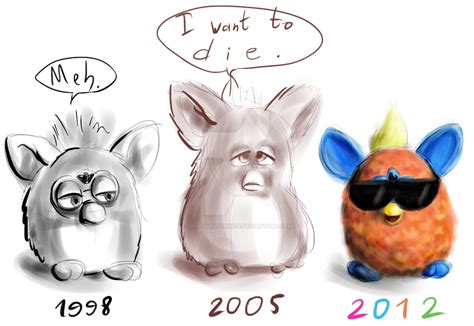 Furby evolution by Nutty-Nutzis on DeviantArt