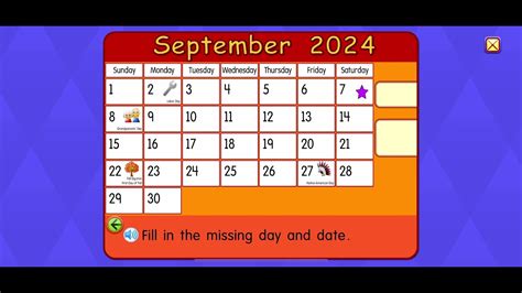 Starfall Calendar Sept 2024 - Toby Rosanna