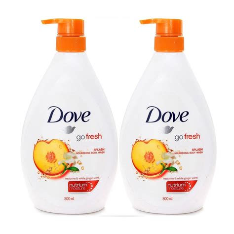 Dove Go fresh Nectarine & White Ginger scent Body Wash 800 ml "2-PACK" – Rafaelos