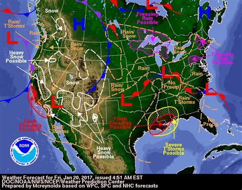 Noaa Weather Map Forecast | World Map