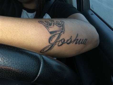 Joshua tattoo | Name tattoos on wrist, Tattoos, Hand tattoos