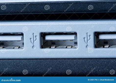 Computer USB Ports Stock Photography - Image: 2501792