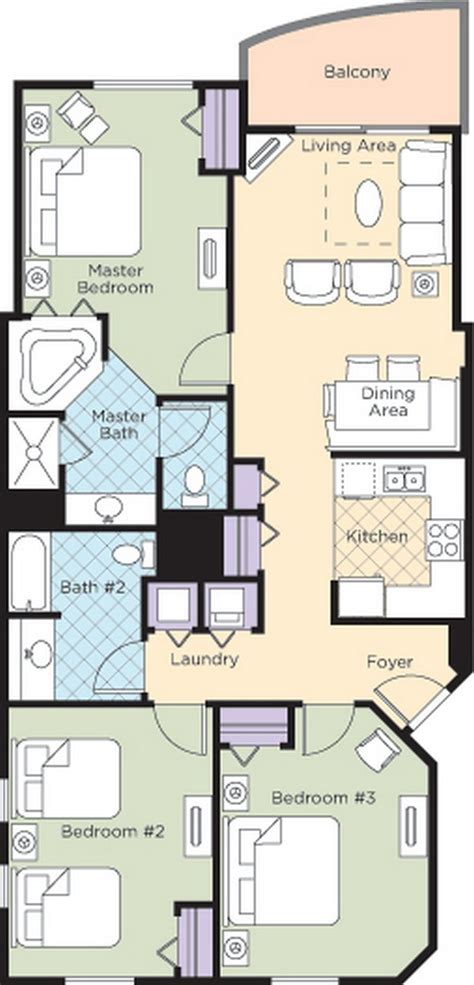 Ocean Walk Resort - Floorplans - Daytona Beach Blog