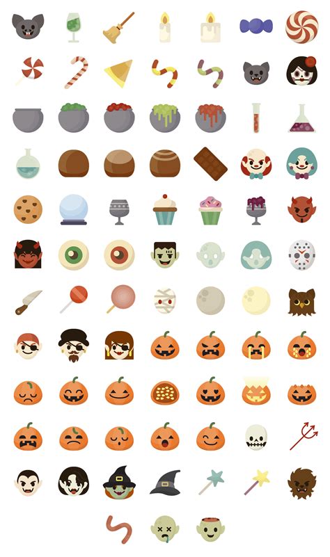 Halloween Icons – Vector Monster Pack