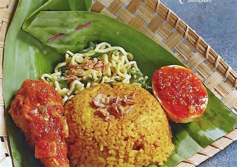 Bagaimana Membuat Nasi Kuning Masak Habang Banjar Sedap - Resep Khas Indonesia