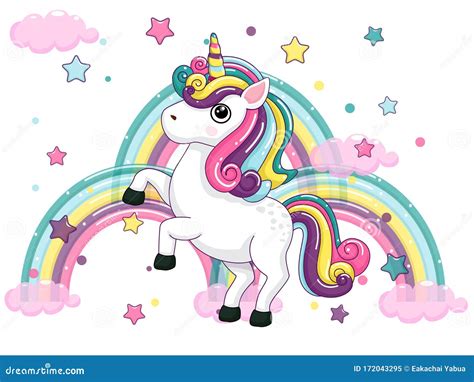 Unicorn Characters Who Are Doing Dubbing Royalty-Free Cartoon ...