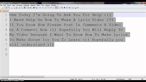 How Do You Make Lyric Video's :( ? - YouTube