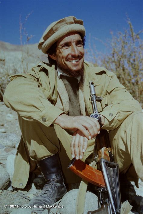 Mujahideen Commander Ahmad Shah Massoud, led a resistance against the Soviet's and later against ...