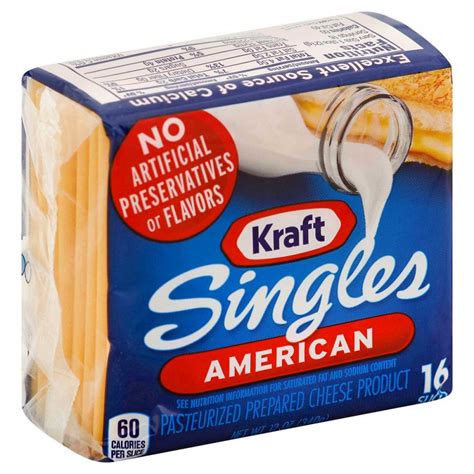 Kraft American Cheese Singles 16 CT 12oz PKG | Garden Grocer