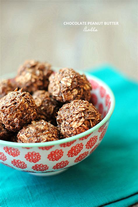 Chocolate Peanut Butter Balls - Eat Yourself Skinny