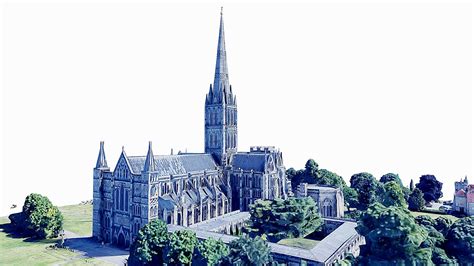 Salisbury Cathedral,medieval,church,gothic,map - 3D model by SENSIET ...