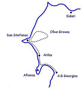 San Stefanos Corfu (Agios Stefanos) - Local Walks