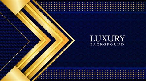 Modern Luxury Background Design With Golden and Blue Color Combination ...