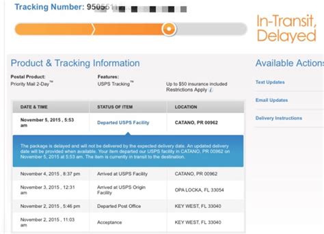 Status USPS Tracking Hasn't Updated In 5 Days - TRACKING NUMBER 2020