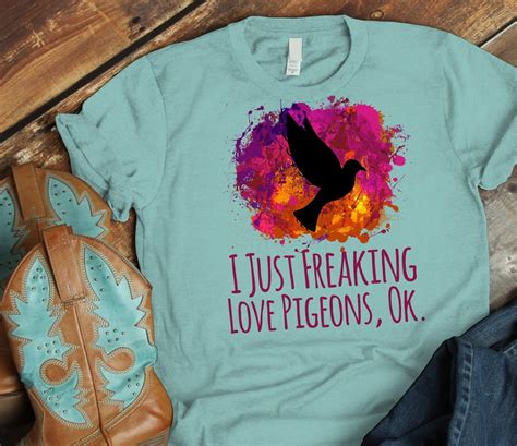 Watercolor Pigeon Shirt Pigeon Art Pigeon Illustration | Etsy