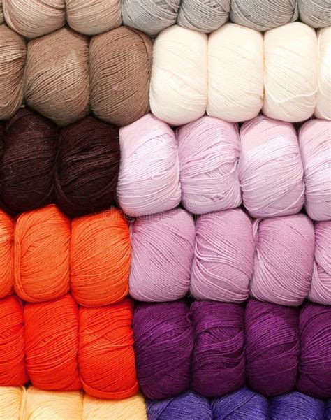 Balls of Wool of Many Colors Stock Photo - Image of soft, wool: 137823862