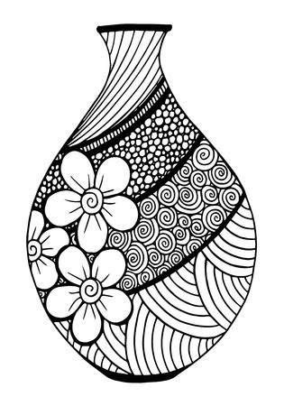 16 Best Flower vase drawing images in 2020 | Flower vase drawing, Art drawings simple, Vinyl decals