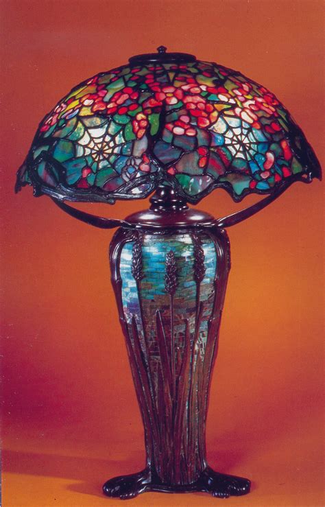 Lamp- [ Cobweb 1 ] # 11 Tiffany Stained Glass, Stained Glass Lamps ...