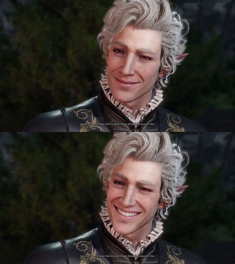 two different pictures of a man with grey hair and white hair smiling ...