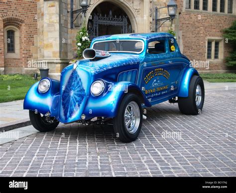 1933 Virg Cates Willys Gasser Hot rod Stock Photo - Alamy