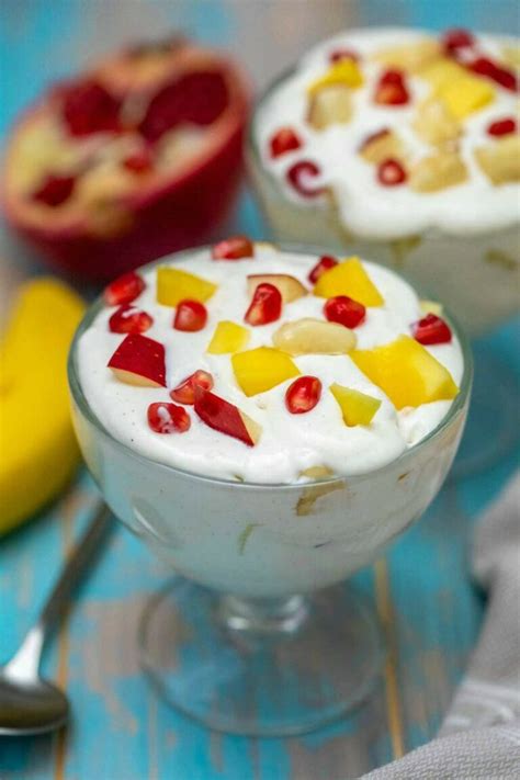 Creamy Indian Fruit Custard Recipe - Scrambled Chefs