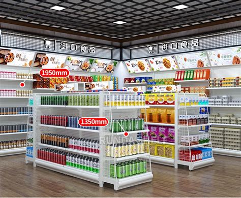 Supermarket Shelves Convenience Store Shelf Grocery Store Racking ...