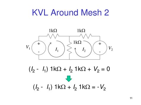 PPT - Meshes and Loops Steps of Mesh Analysis Supermesh Examples PowerPoint Presentation - ID:384399