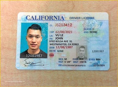 State Id Templates Download Free Of Illinois Driver License Psd Template Fake Id Template ...