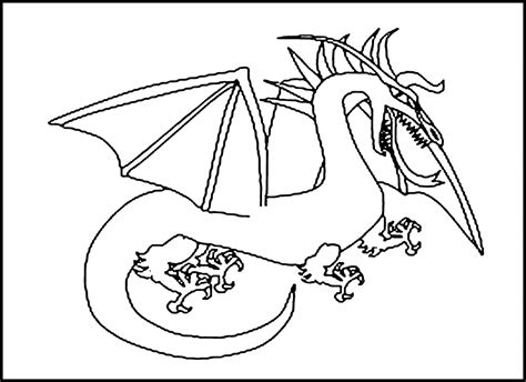 Dragon Coloring Pages Printable | Activity Shelter